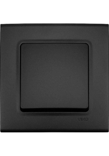 Viko Linnera Life Gece Siyahı Tekli Anahtar Çerçeveli 90444001
