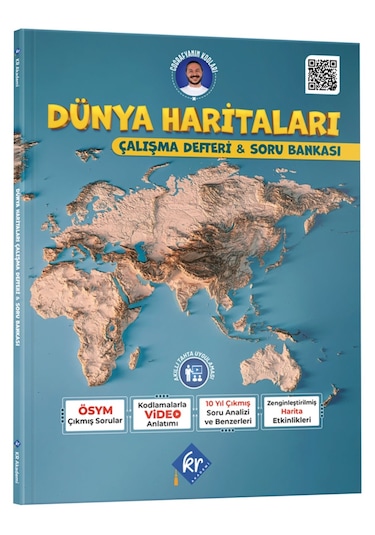 Coğrafyanın Kodları Dünya Haritaları Çalışma Defteri ve Soru Bankası