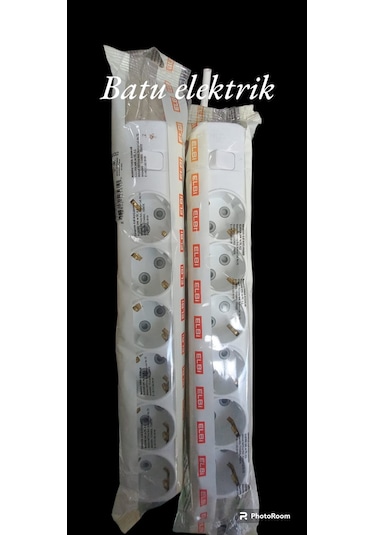 2 Adet 6lı Anahtarlı Çocuk Korumalı Grup Priz