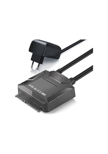 Usb 3.0 Adaptörlü 2.5 İnç-3.5 İnç Sata Harddisk Bağlantı Kablosu