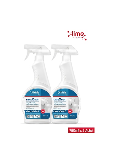 Limeexpert Tuvalet Kireç Sökücü ve Leke Düşmanı Limon Asidi İle Etkili Temizlik 2 x 750 ML