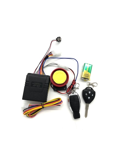 MOTOSİKLET ALARM PİL DESTEKLİ UZAKTAN ÇALIŞTIRMA ANAHTARLI