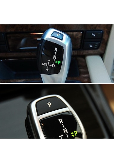 Araba Vites Kolu Oto Park Düğmesi Harf P Kap Bmw X5 X6 2007-2013, Sol Sürüş Siyah