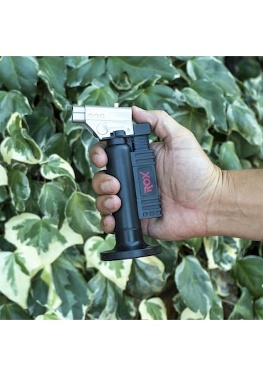 Rox Bs-270 Çakmak Tip Bütan Gaz Torch Pürmüz Siyah