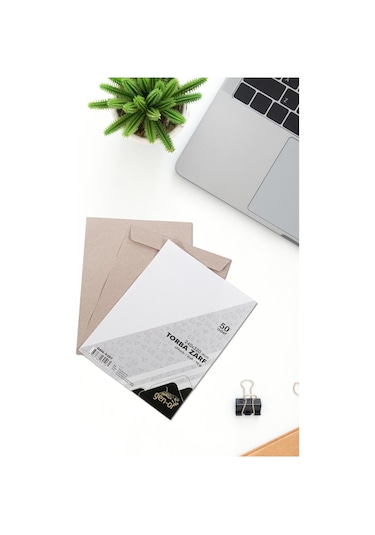 Gen-Of A4 Torba Zarf 24x32 CM Kraft 90 G Silikonlu 50 'Li