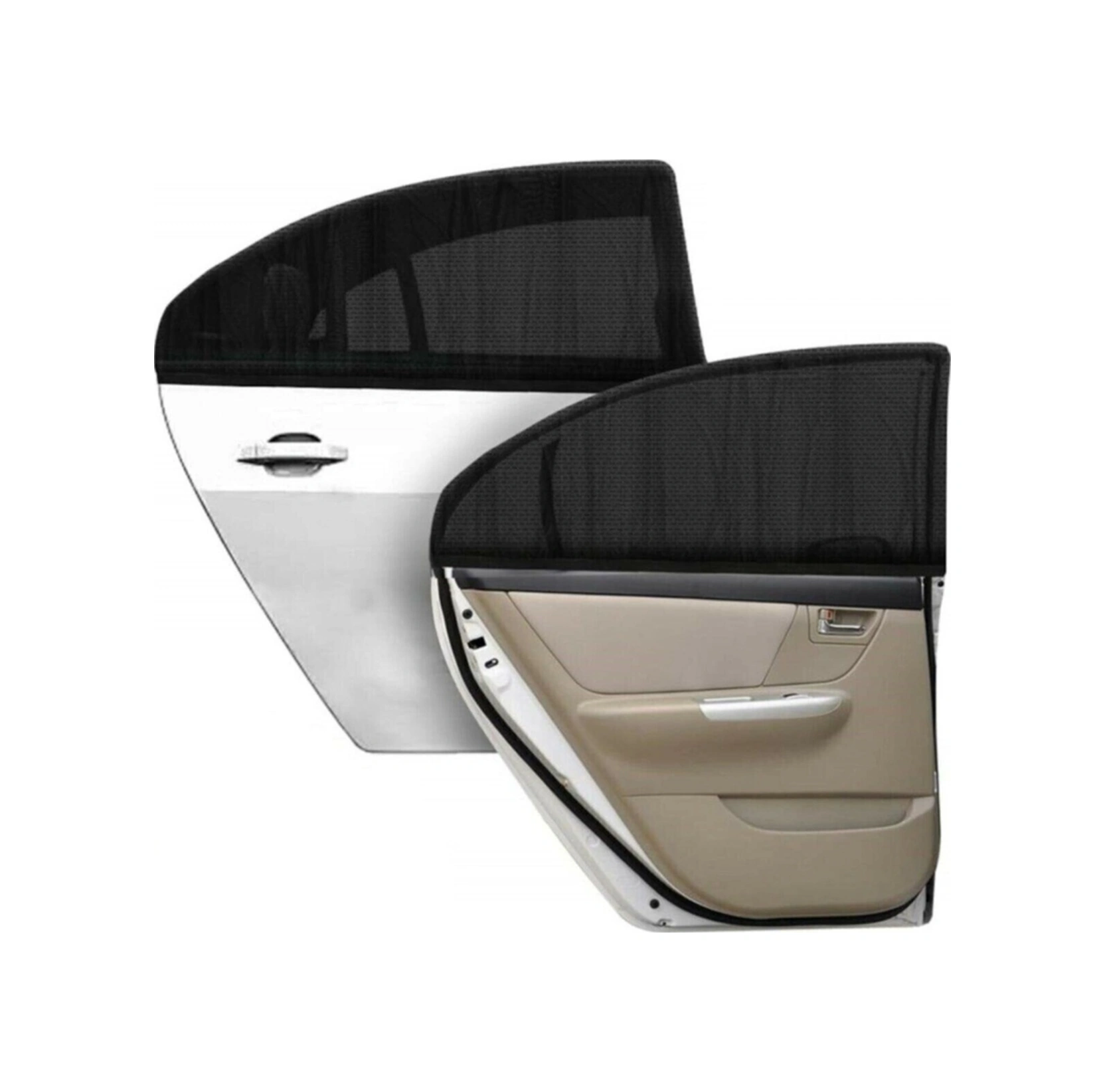 Peugeot 208 Uyumlu Özel 2'li Oto Yan Cam Güneşliği, Arka Cam Güneşliği/perde