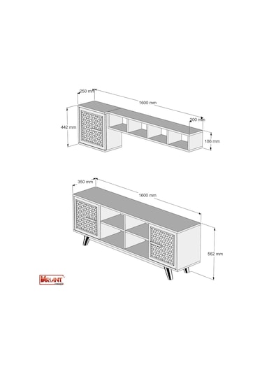 Variant Ayla Tv Ünitesi - Krem