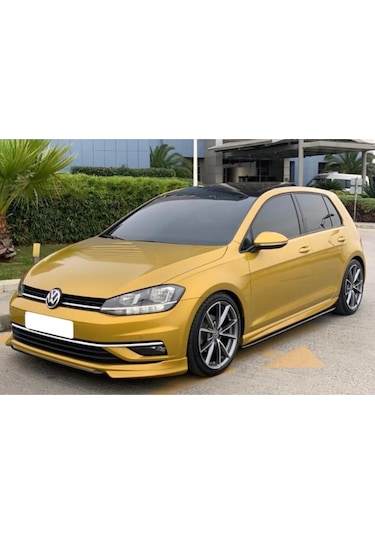 Volkwagen Golf 7-7.5 Yan Marşpiyel Altı Lip Parlak Siyah Abs Çift