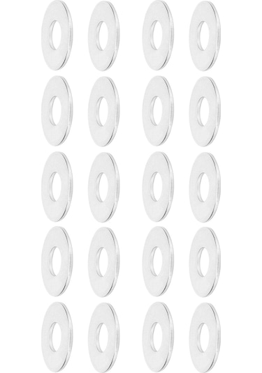 Fosenze 20 Adet M6 304 Paslanmaz Çelik Yıkama, Seracılık Aksesuarı, Korozyona Dayanıklı, Uygun Ve Kaliteli