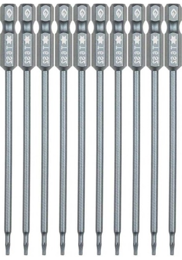 Dancemonkey 10 Parçalı Güvenlik Torx Bit Seti 1/4 Inç Sürücü Kurcalamaya T6 Takım Seti