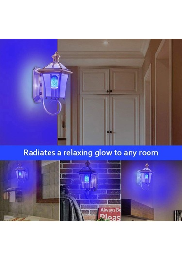 Xindoker E27 Led Alev Işık Lambası - Dinamik Yangın Simülasyonu, Gravite Aktifli, Mavi Renk, Dekoratif Ve Enerji Tasarruflu Işık Kaynağı