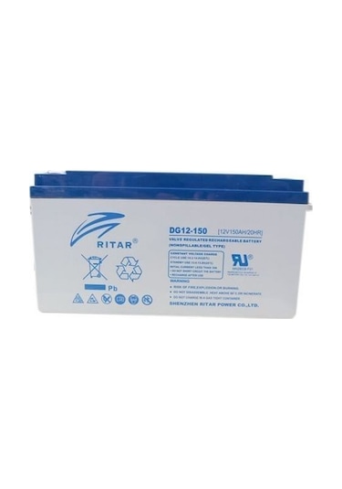 Ritar 12 Volt 150 Amper Deep Cycle Jel Akü
