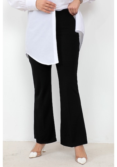 Piyale Ispanyol Paça Pantolon 653 - Siyah