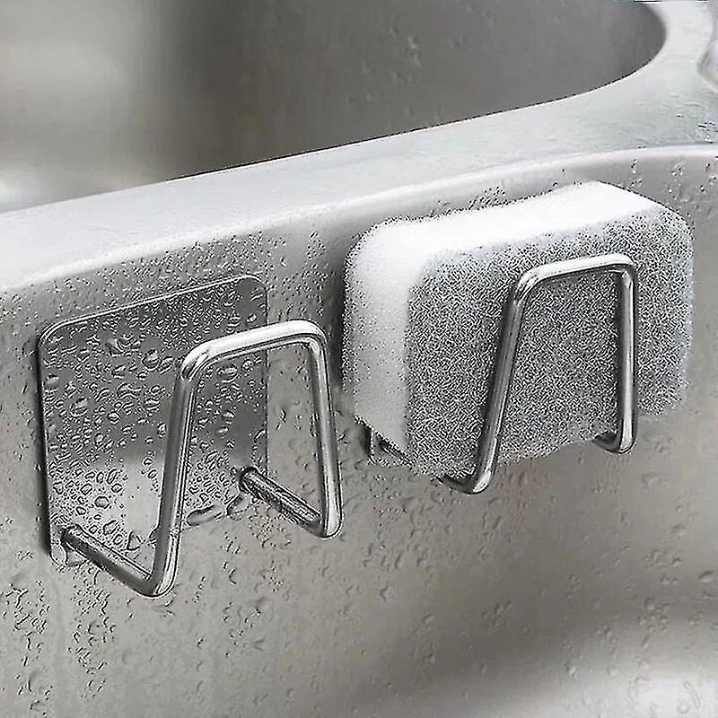 Youtek 304 Paslanmaz Çelik Mutfak Süpürge Tutucu, Otomatik Süzme, Kendine Yapışkan Duvar Takımı, Organize Edici Aksesuar - 4'lü Set Diğer