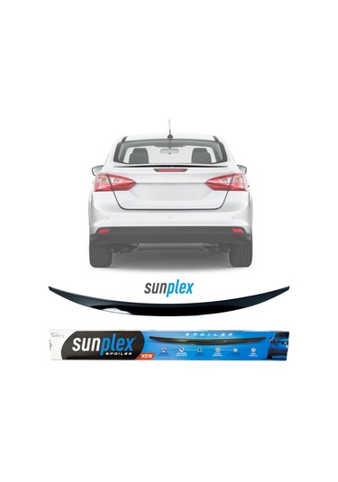 Sunplex Ford Focus 3 Bagaj Üstü Spoiler Piano  Black