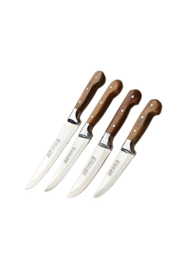 Sürmene Lazoğlu 4'Lü Mutfak Bıçak Seti Beyaz