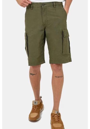 Timberland Brooklıne Poplin Cargo Sh Yeşil Erkek Şort 000000000102235584 Yeşil