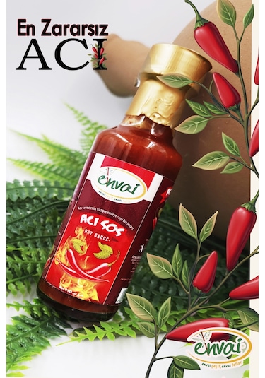 Envai Capsicum Biberli Katkısız Aşırı Acı Sos 110 ML