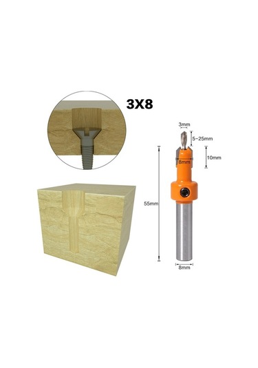 Ulzyvf Vidalı Uç Seti Matkap İşleme Havşa Ağaç 5 Adet Bq