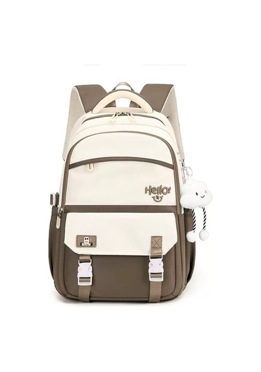 İlkokul Çocuklarına Özel Şık Ve Konforlu Günlük Okul Sırt Çantası Yeşil