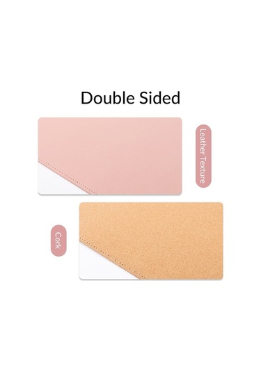 Ebitda Orıco 200x300mm Çift Taraflı Mouse Pad, Mantar + Pembe Pu, Sürtünme Gücüyle Daha Hızlı Kullanım