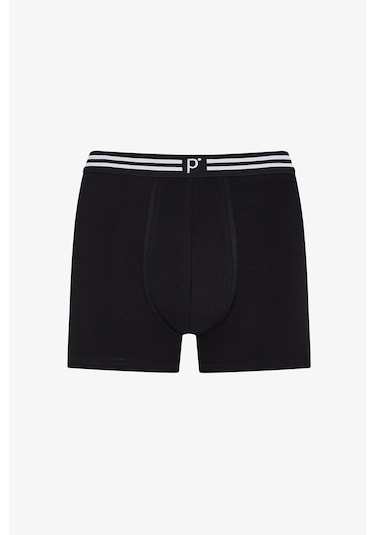 Penti Erkek Renkli Solid Black Çoklu Boxer