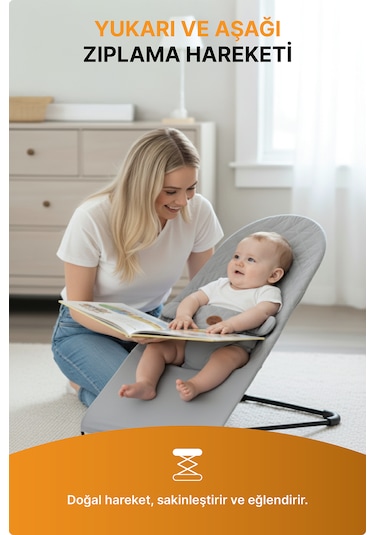 Livenzi Mobibaby Anakucağı Cotton Deluxe - Gri