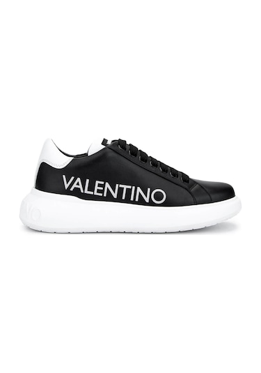 Mario Valentino Unisex Hakiki Deri Siyah Sneakers & Spor Ayakkabı 1040 95b2302-y Ayk Y25 Black/whıte Siyah - Beyaz