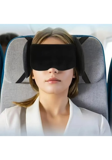Wezone Siyah 360 Derece Destekli Seyahat Başlık Ve Göz Maskesi Seti Diğer
