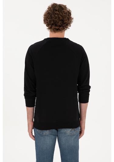 U.S. Polo Assn. Erkek Sweatshirt - Siyah 50313752-VR046