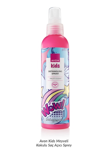 Avon Kids Wow Meyve Kokulu Saç Açıcı Sprey 200 ML