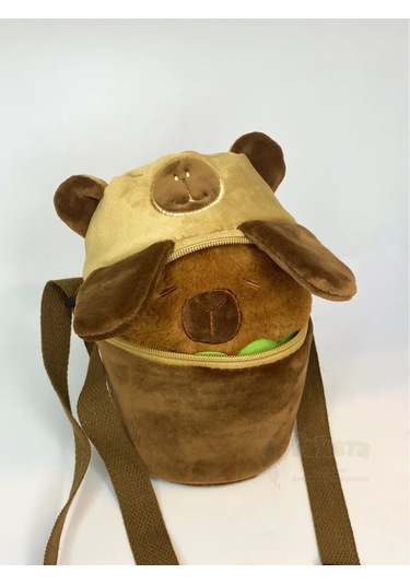 Raketa Kız Çocukları İçin Oyuncak İçeren Kapibara Çantası 345674042 Siyah