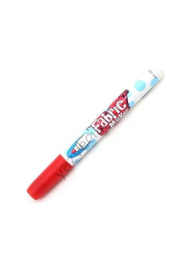 Marvy Fabric Marker Kumaş-T-Shirt Boyama Kırmızı Kalemi