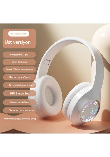 Aurora Kulaklıklıkablosuz Mavi-beyaz