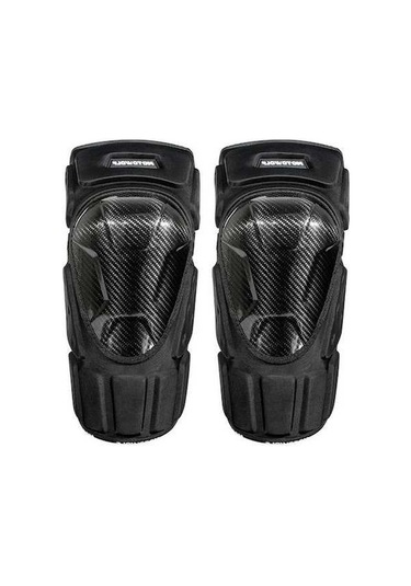 Novahub Yüksek Dayanıklılık Mdl1019 Karbon Fiber Korumalı Motosiklet Dizliği Siyah Siyah