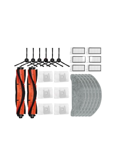 Synodicmonth Roidmi Eve Plus Sdj01rm Xclea H30 Plus / H40 Plus Elektrikli Süpürge Aksesuarları Rulo Fırça Hepa Filtresi İle Uyumludur