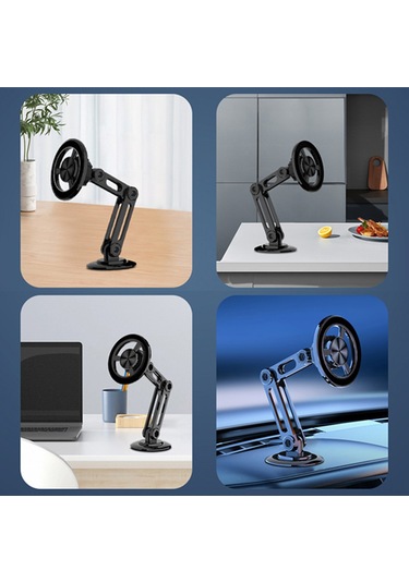 Tenfowee 360 Dönebilen Güçlü Mıknatıslı Araç Telefon Tutucu - Esnek Ayarlanabilir Kol İle Güvenli Sürüş Diğer