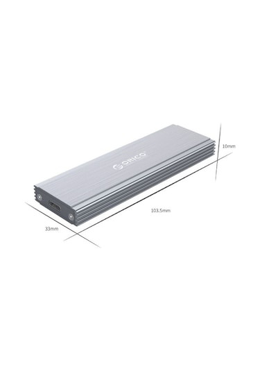 Nvme M.2 Ssd Kutusu 10 Gbps Kapasite Alüminyum Koruma Kutusu