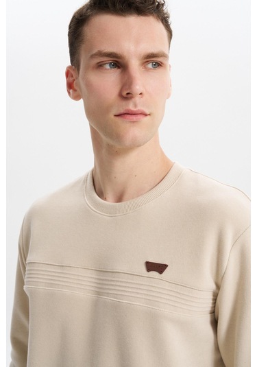 Arma Erkek Regular Fit Selanik Sweatshirt Kazak Karbon Fırçalı, Bisiklet Yaka, Pamuk Polyester, Süs Etiketli K30124697802 Bej Arma Erkek Regular Fit Selanik Sweatshirt Kazak Karbon Fırçalı, Bisiklet Yaka, Pamuk Polyester, Süs Etiketli K30124697802 Bej