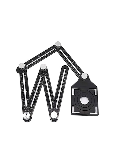 Youmex "çok Fonksiyonlu 5 Delikli Karo Açma Ve Ölçme Konumlandırıcı - Dayanıklı Alüminyum Alaşım"