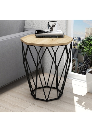 Variant Sofya Metal Ayaklı Yan Sehpa