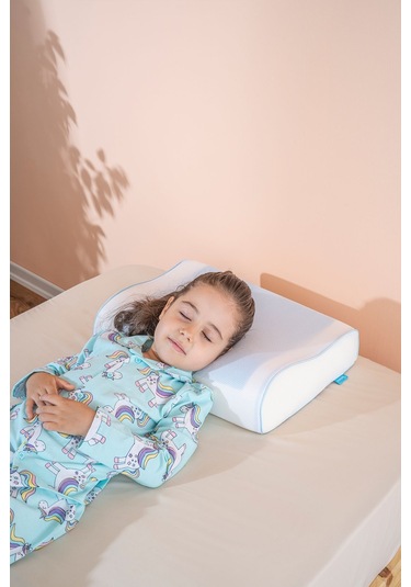 Jelli Ortopedik Visco Yastık Serinleten Yastık 45 31 10/7 Cm Beyaz