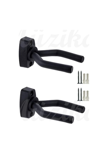 Gitar Bağlama Ukulele Duvar Askısı Standı İki Adet