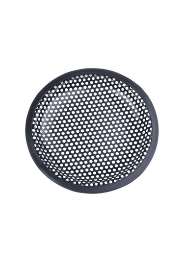 6.5 İnç Metal Örgü Yuvarlak Araba Woofer Kapağı Hoparlör Izgarası Siyah 2 Adet