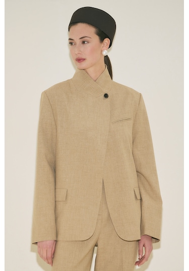 Manuka Mılanda Blazer Ceket Camel Ss26ckt00004-05 CAMEL
