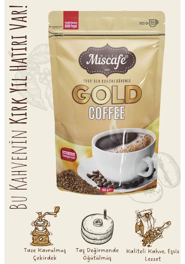 Miscafe Gold Kahvesi 100 G