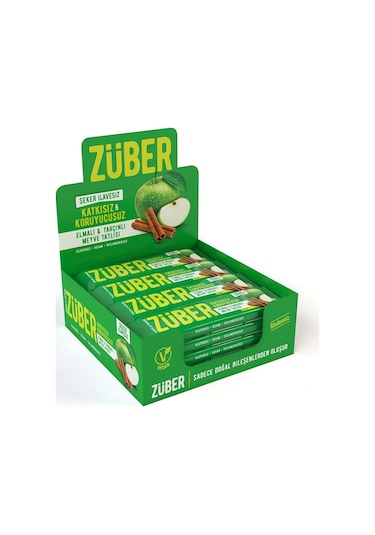 Züber Elmalı & Tarçınlı Glutensiz Meyveli Bar 12 x 40 G