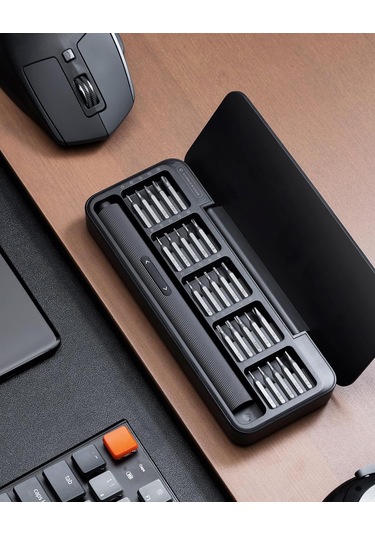 Hoto QWLSD010 25'i 1 Arada Elektrikli Tornavida Seti