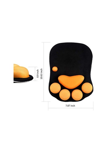 Sevimli Kedi Pençesi Bilek Pedi Klavye Pedi Silikon Kaymaz Yastık - B