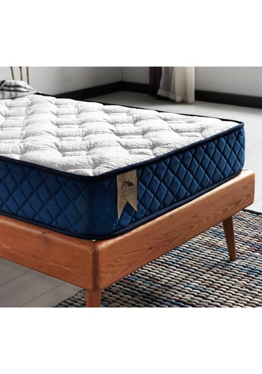 Argimo Blue Tek Kişilik Tavşan Tüyü Örme Kumaşlı Sünger Yatak